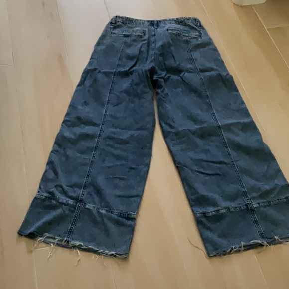 Rag & bone Arianna jeans, raw hem, wide leg, size 28 - Picture 5 of 7